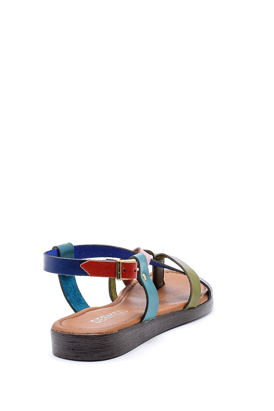 Women's Colorful Leather Sandals