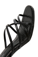 Women's Black Heeled Slippers | Derimod