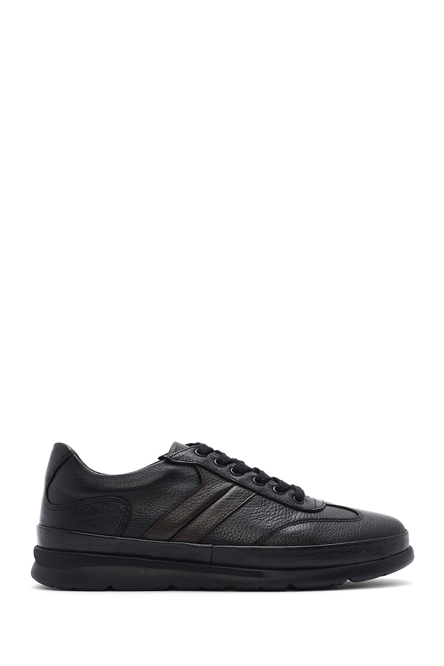 Men's Black Lace-up Leather Casual Shoes 25SFD6743FT | Derimod