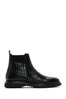 Men's Black Leather Chelsea Boots | Derimod