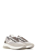 Women's Gray Lace-up Thick-Sole Sports Sneaker | Derimod