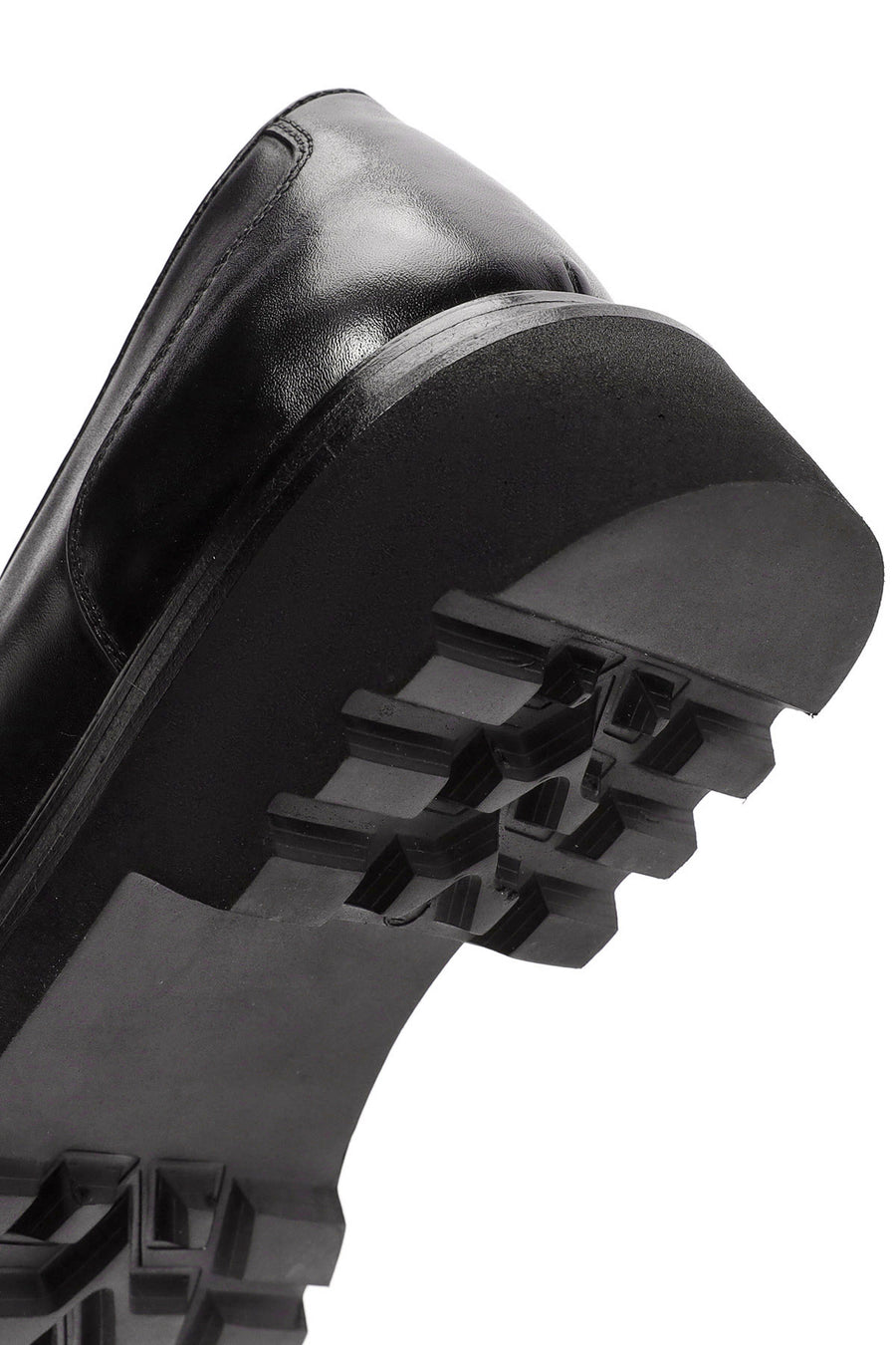 Men's Black Leather Casual Loafer