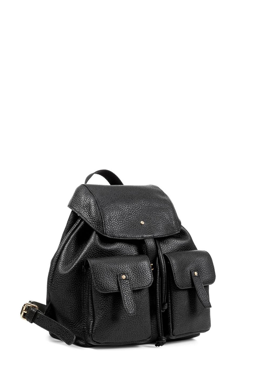 Geox Women's Black Faloria Leather Backpack
