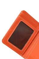 Women's Orange Printed Wallet | Derimod