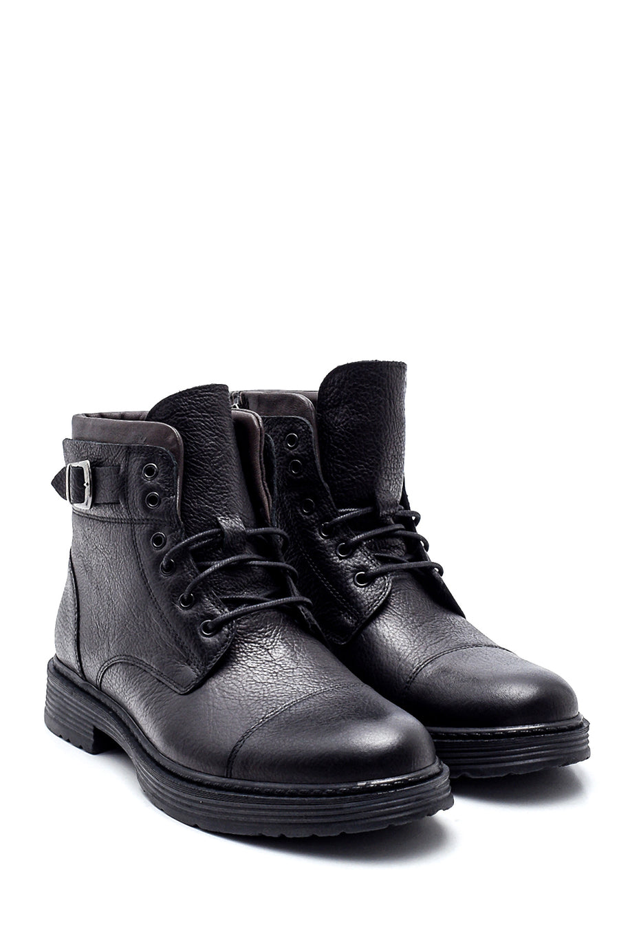 Men's Black Leather Classic Boots