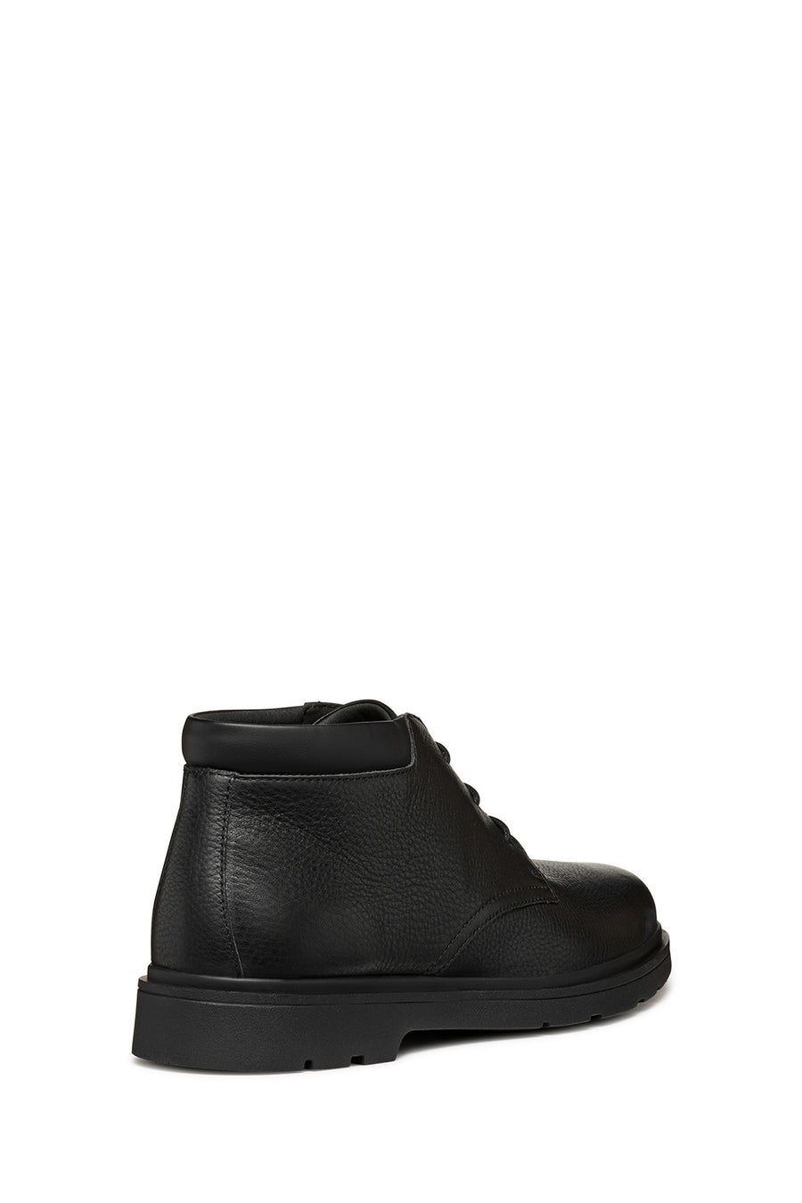 Geox Men's Black Spherica Ec1 Lace-Up Leather Casual Boots