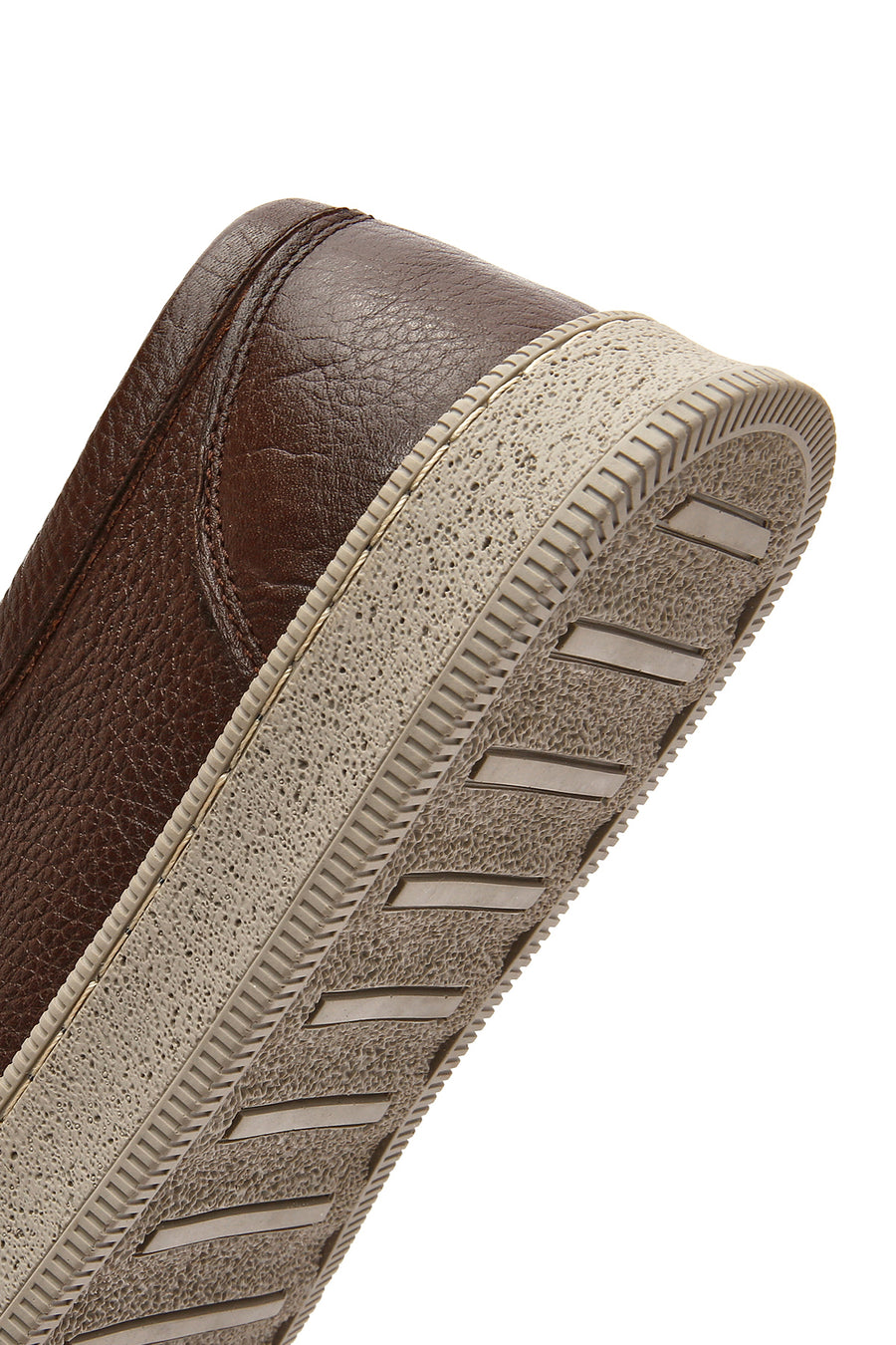 Men's Brown Lace-up Leather Casual Shoes