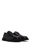 Male Black Lace-Up Leather Casual Shoes | Derimod