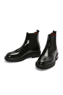 Men's Black Leather Chelsea Boots | Derimod