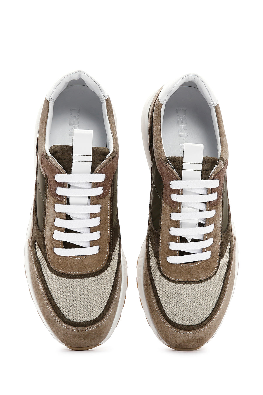 Erkek Vizon Deri Sneaker