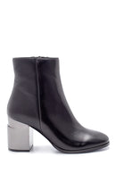 Women's Leather Heel Detailed Boots | Derimod