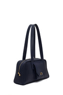 Woman Navy Blue Classic Shoulder Bag | Derimod