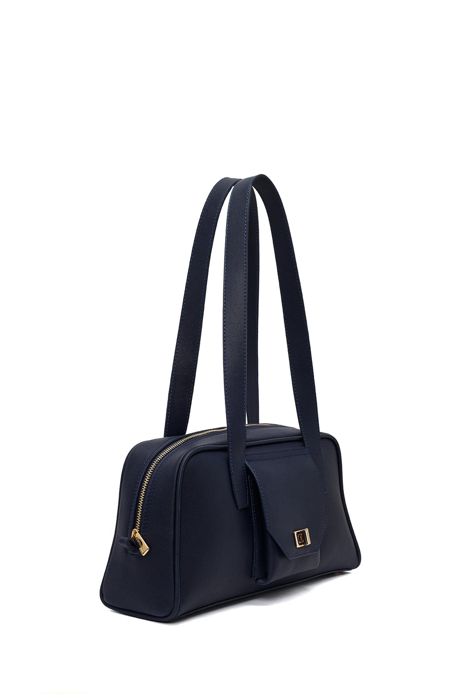 Woman Navy Blue Classic Shoulder Bag