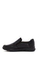 Men's Black Leather Comfort Loafer | Derimod