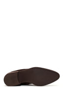 Woman Brown Suede Chelsea Boots | Derimod