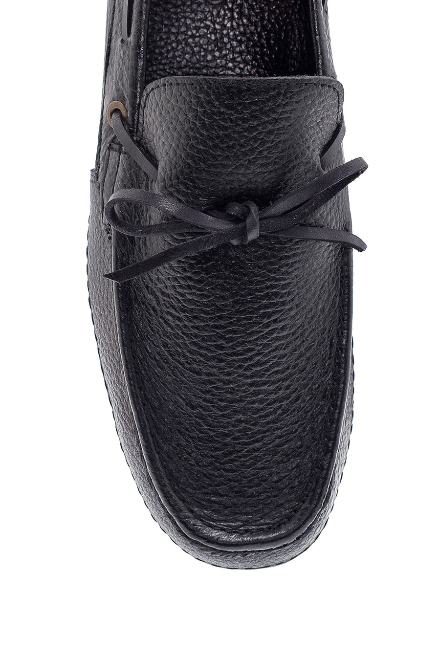 Men's Black Leather Loafer