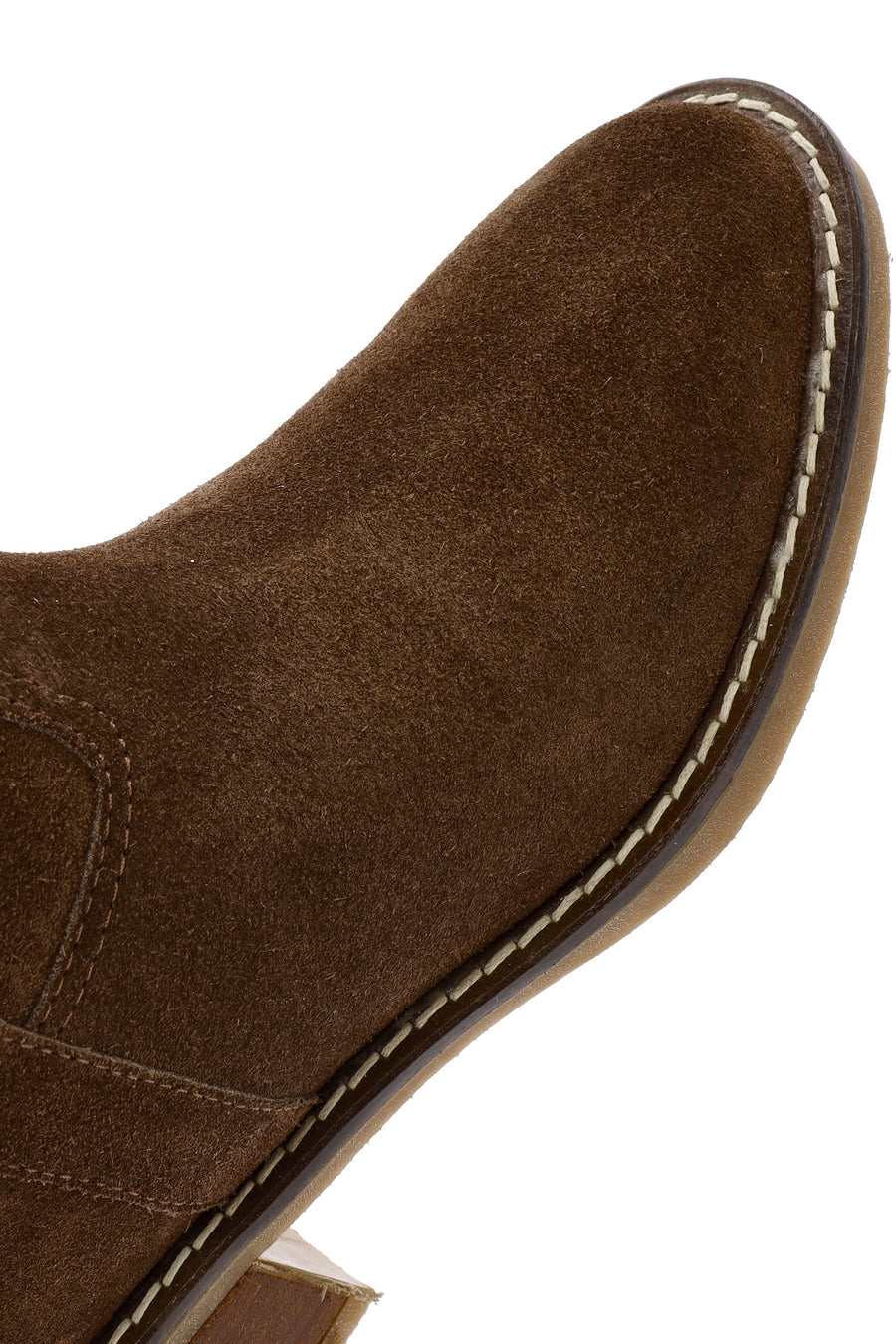 Women's Tan Suede Leather Boots