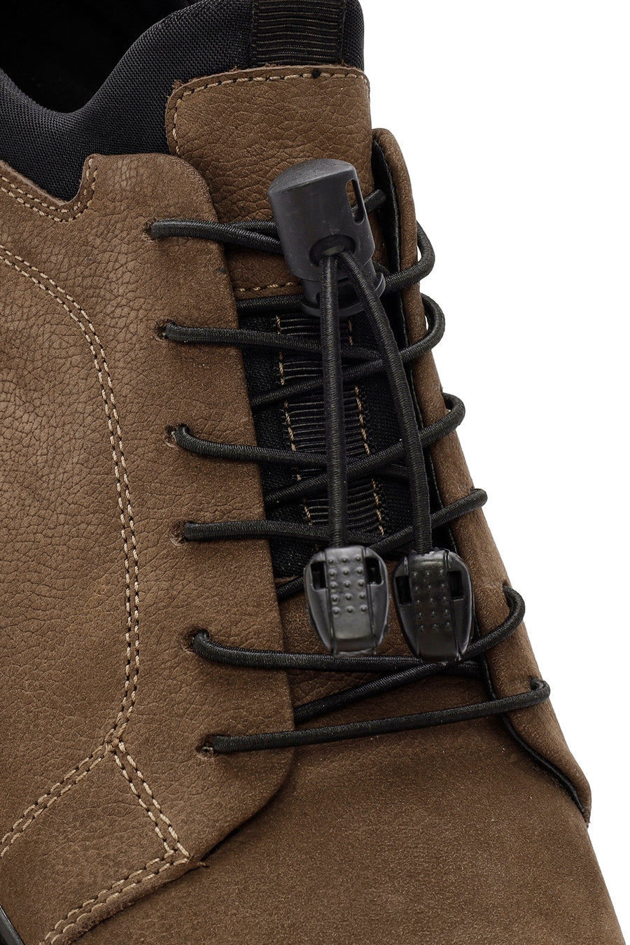 Men's Mink Lace-Up Nubuck Leather Casual Shoes