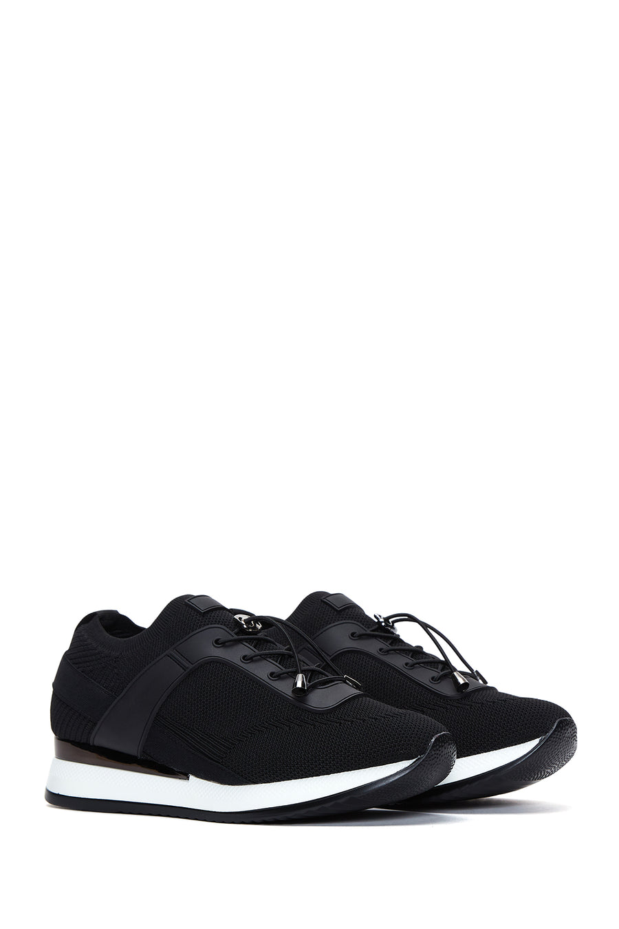 Kadın Siyah Kumaş Sneaker
