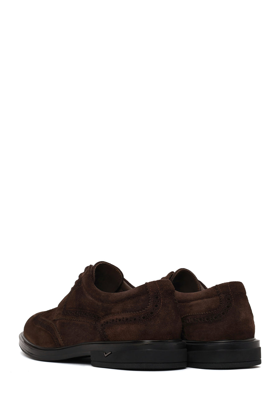 Male Brown Lace-Up Suede Casual Shoes