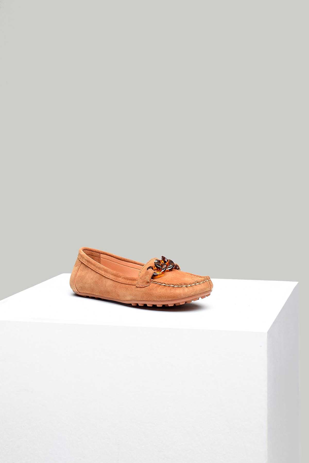 Kadın Süet Loafer 18SFD140210 | Derimod