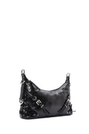 Women's Black Metal Detailed Shoulder Bag | Derimod