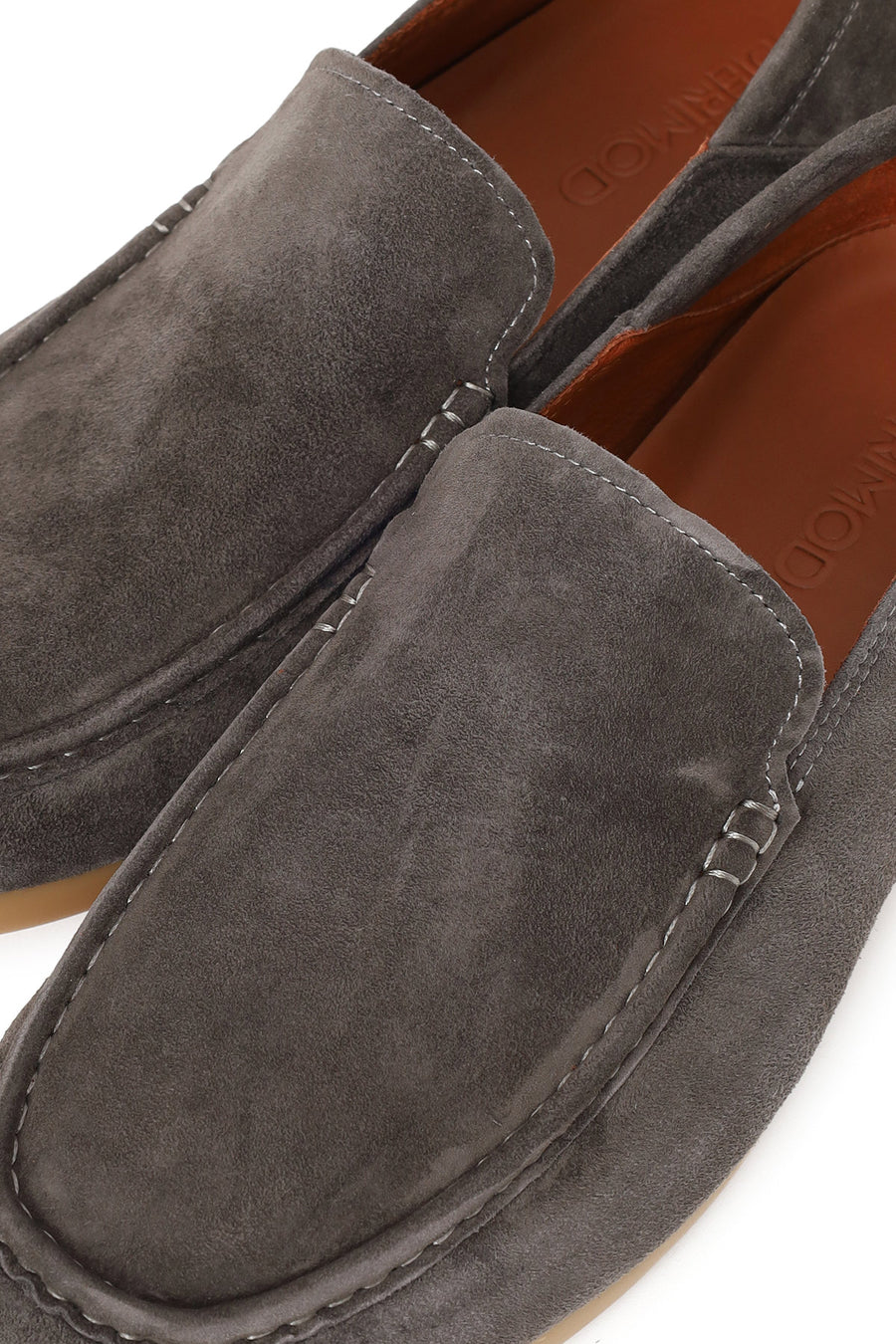 Male Anthracite Suede Leather Loafer