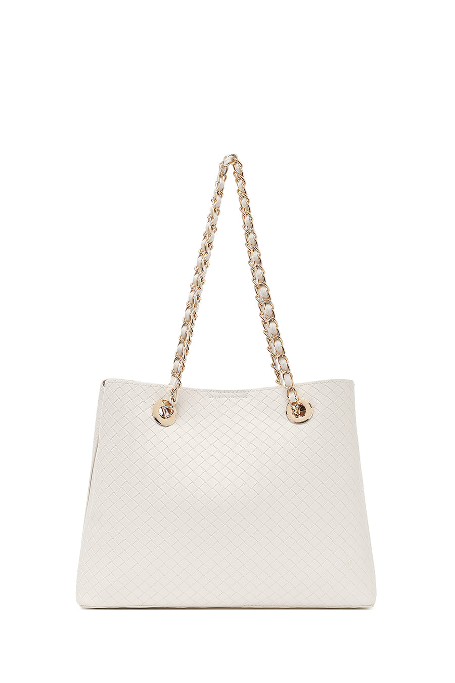 Woman Cream Long Strap Printed Shoulder Bag