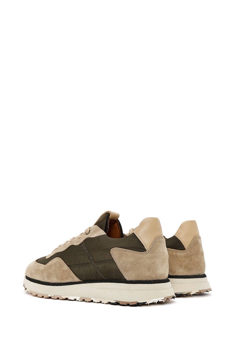 Men's Mink Lace-up Leather Sneaker