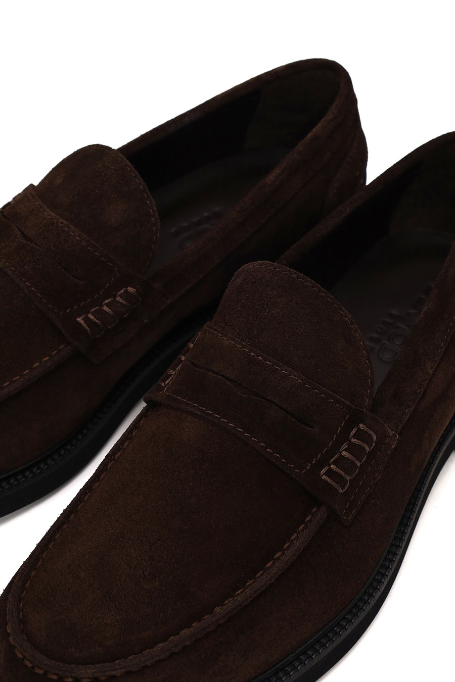 Erkek Kahverengi Süet Deri Casual Loafer