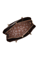 Woman Brown Classic Shoulder Bag with Long Strap | Derimod