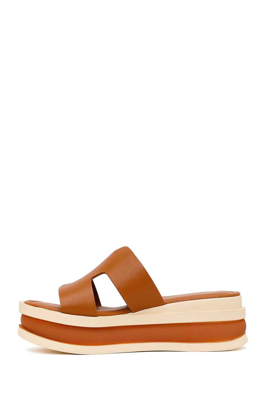 Woman Taba Thick-Soled Leather Slipper