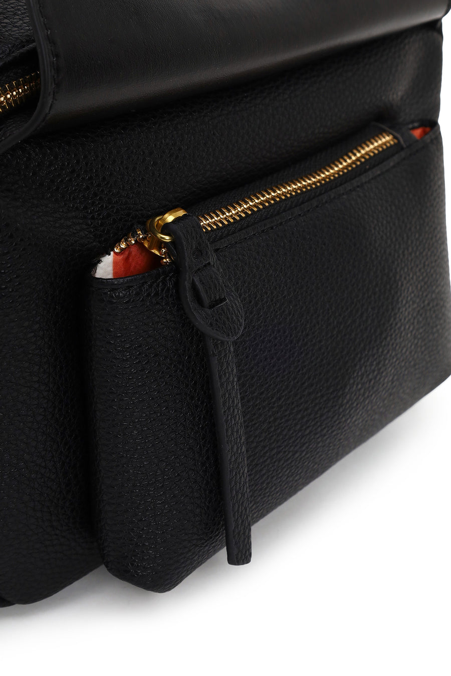 Woman Black Long-Strap Crossbody Bag