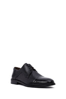 Male Black Lace-Up Leather Casual Shoes | Derimod