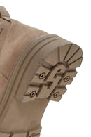 Men's Beige Nubuck Leather Casual Boots | Derimod