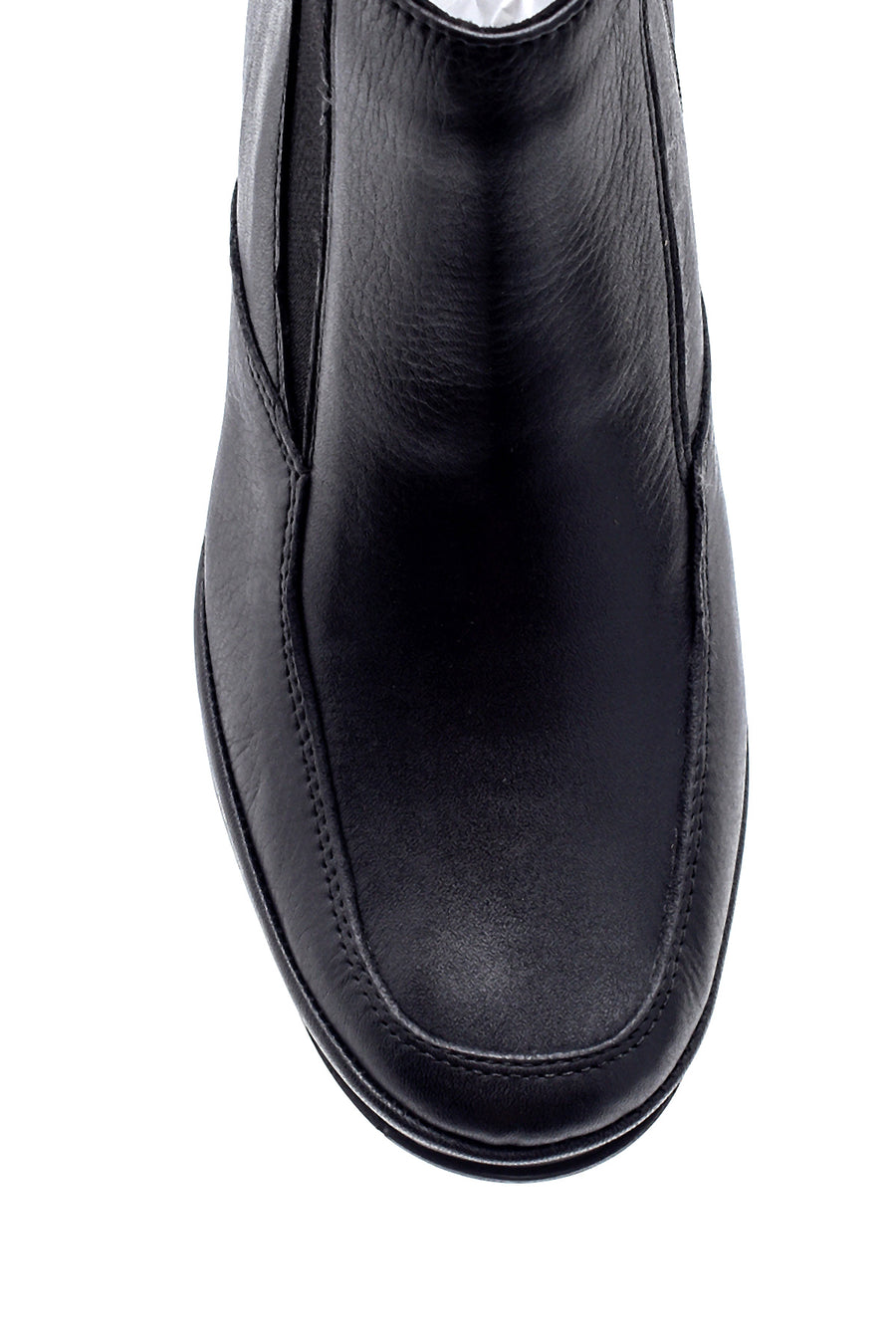 Women's Leather Wedge Heeled Boots