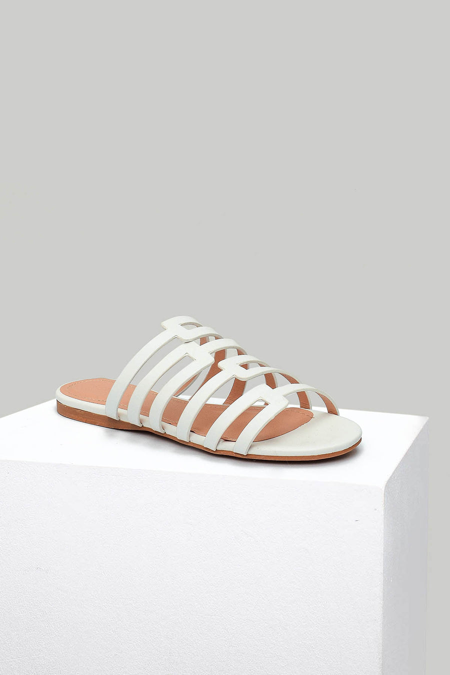 White Women's Slippers 18SFE180418 | Derimod