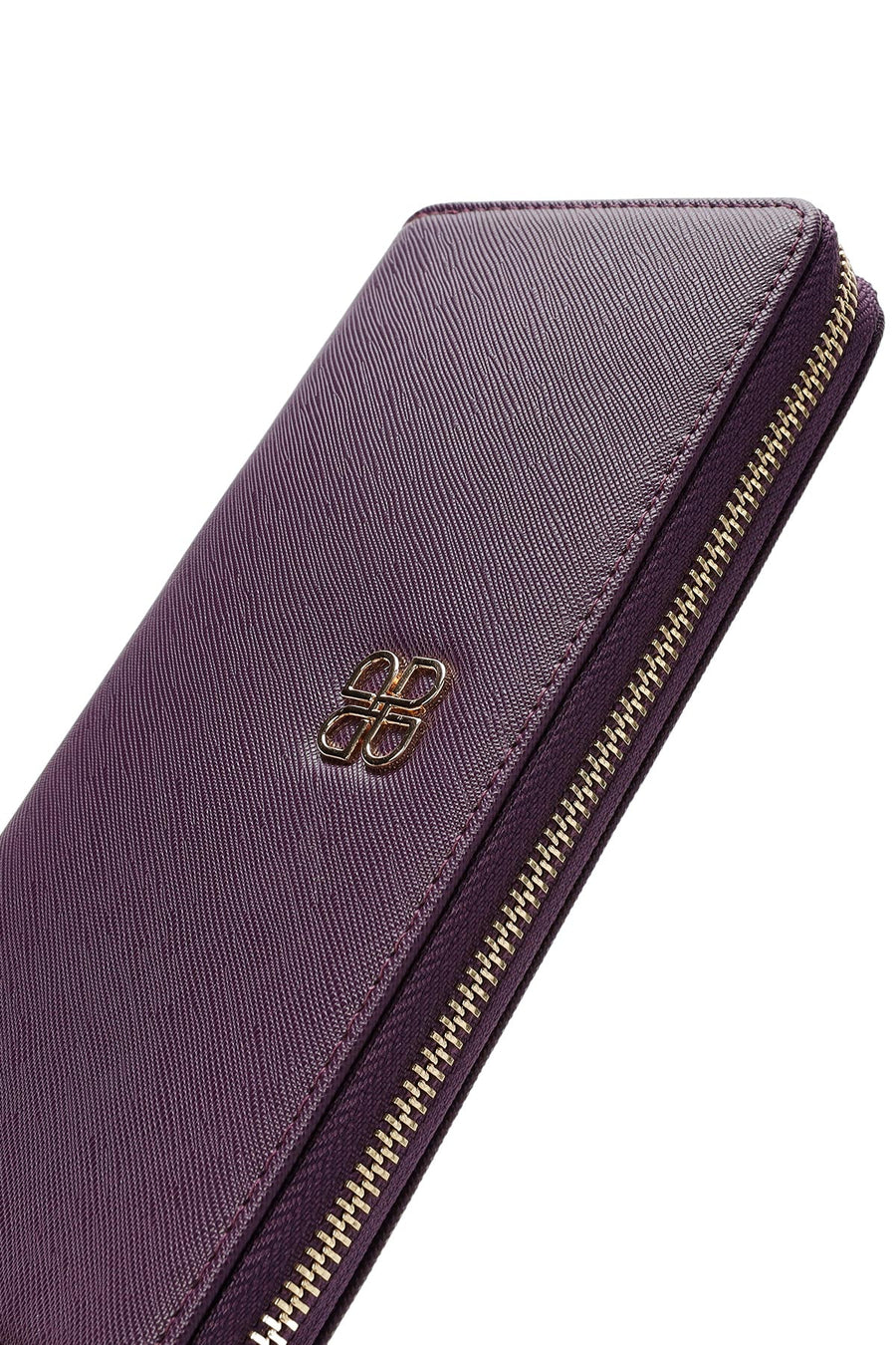 Women's Purple Strap Detailed Wallet
