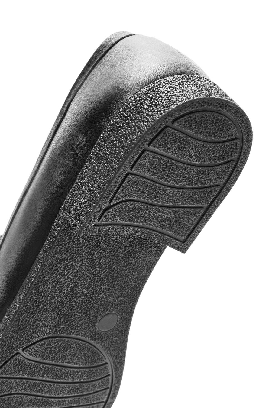Women's Black Leather Classic Loafer