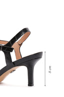 Women's Black Ankle Strap Heeled Sandals | Derimod