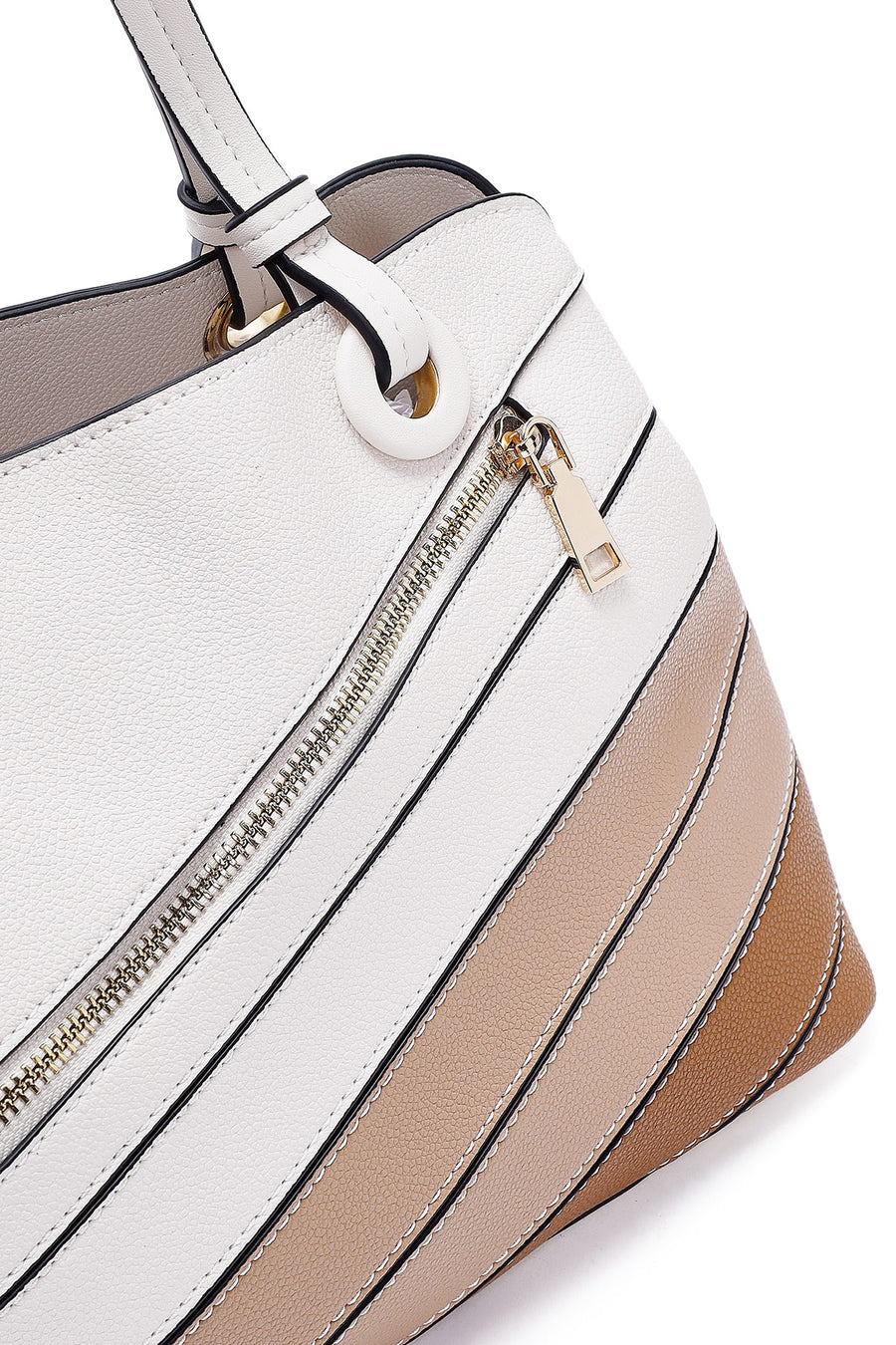 Women's Beige Long Strap Shoulder Bag