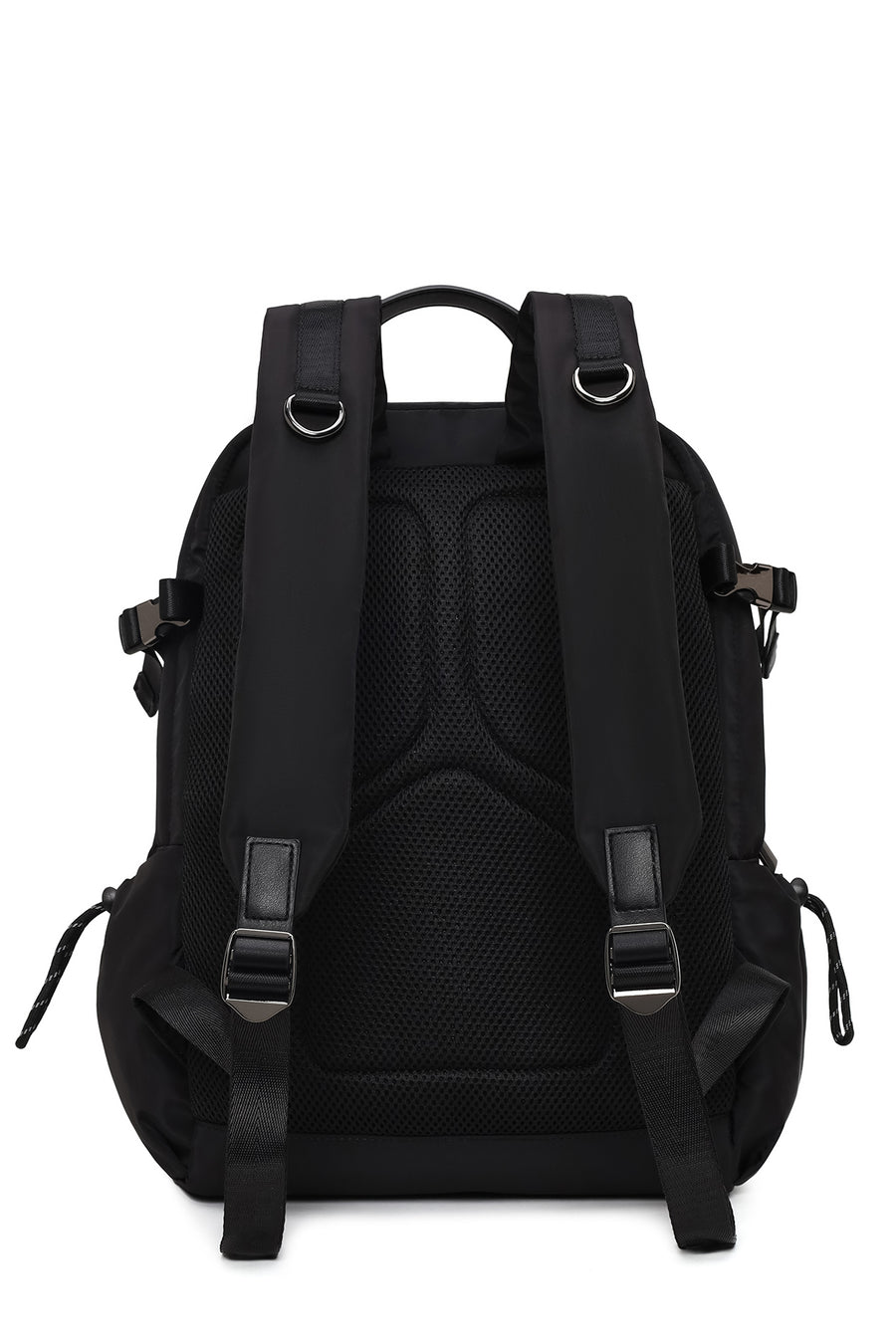 Male Black Fabric Backpack