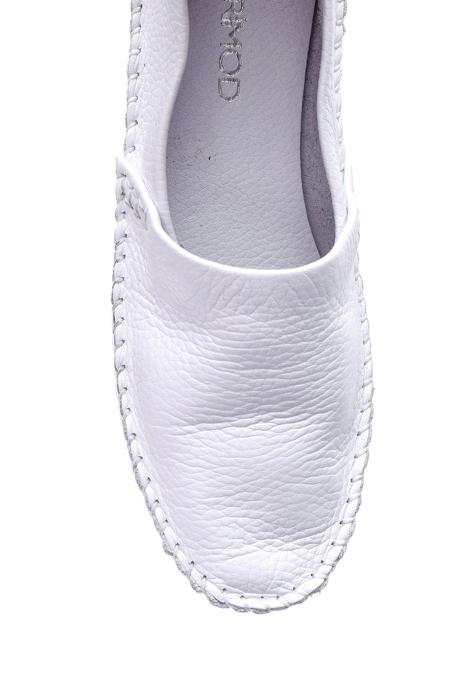 Kadın Dikiş Detaylı Deri Loafer