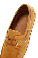 Men's Yellow Suede Leather Casual Shoes | Derimod