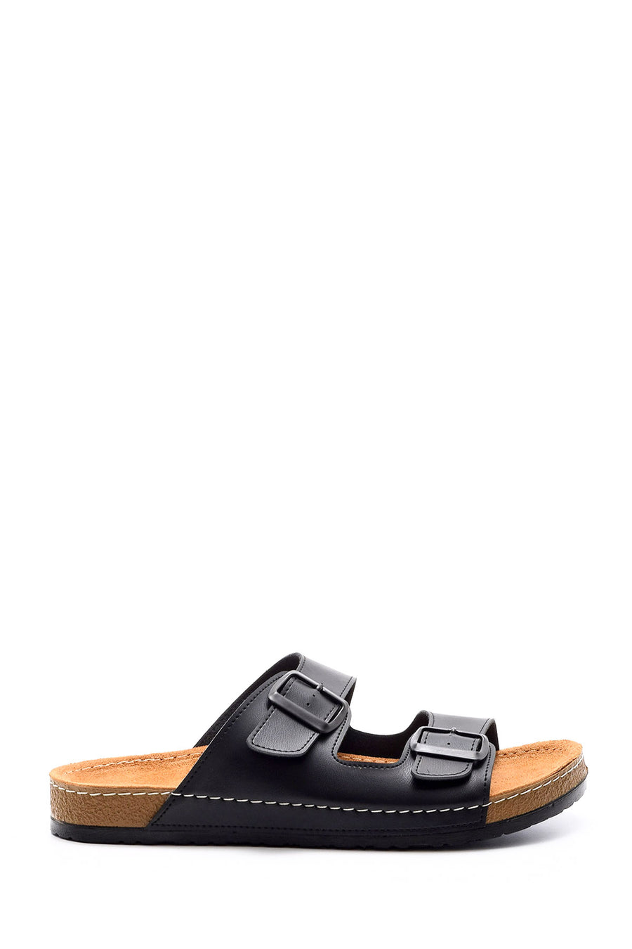 Men's Leather Slippers 19SFD350818 | Derimod