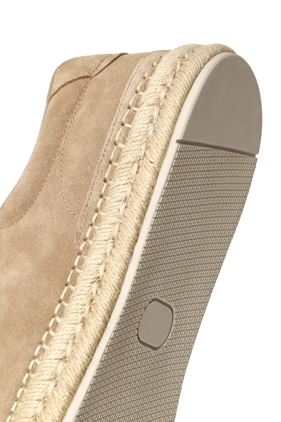 Male Beige Thick-Soled Suede Leather Sneaker