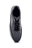 Men's Leather Crocodile Sneaker | Derimod