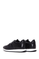 Erkek Siyah Deri Sneaker | Derimod