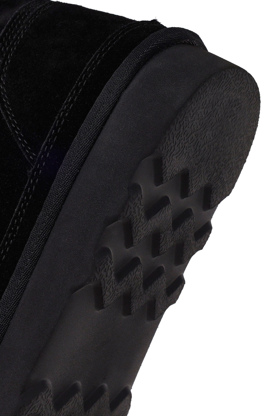 Male Black Lace-up Suede Casual Boots