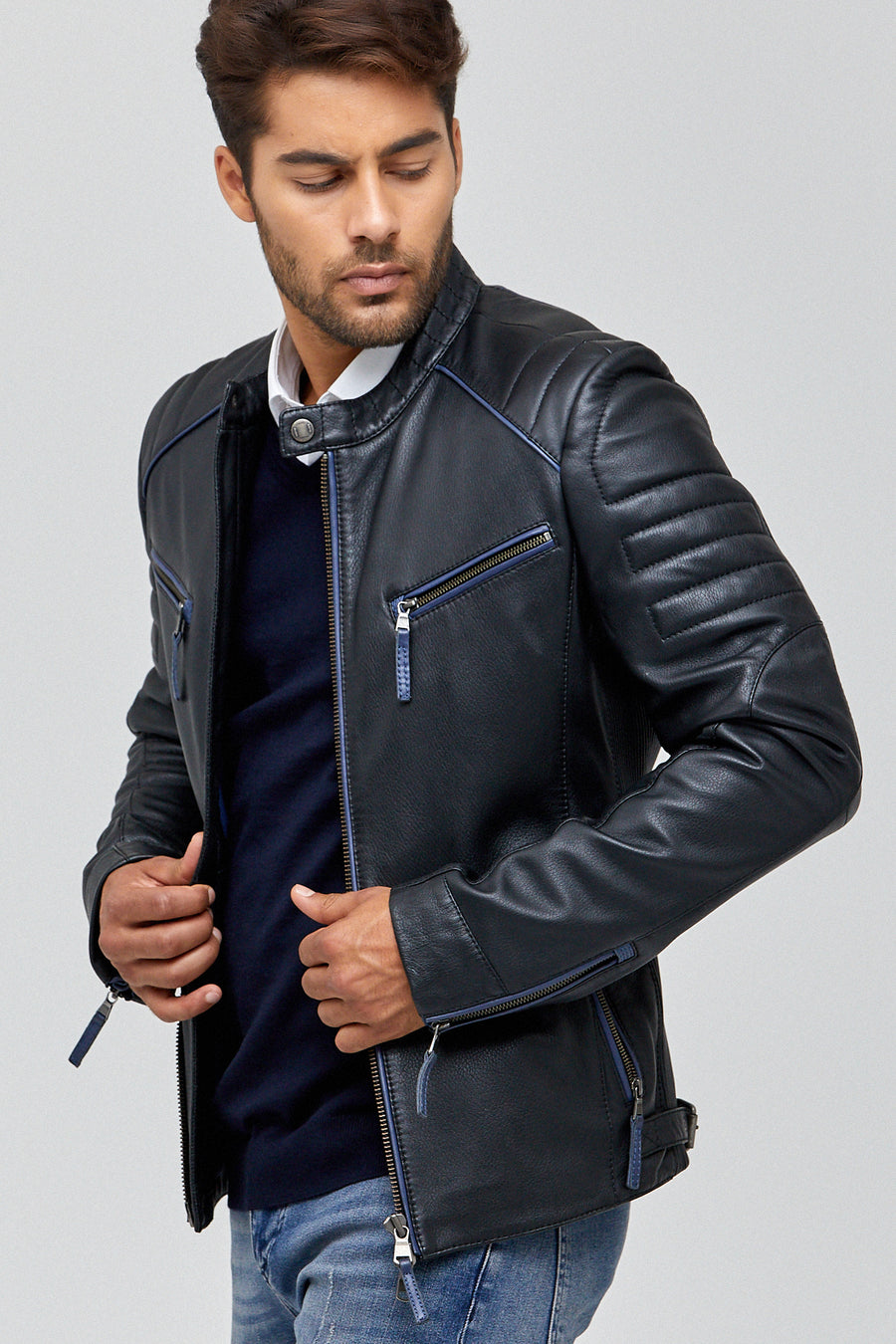 New Bosh Men's Leather Jacket